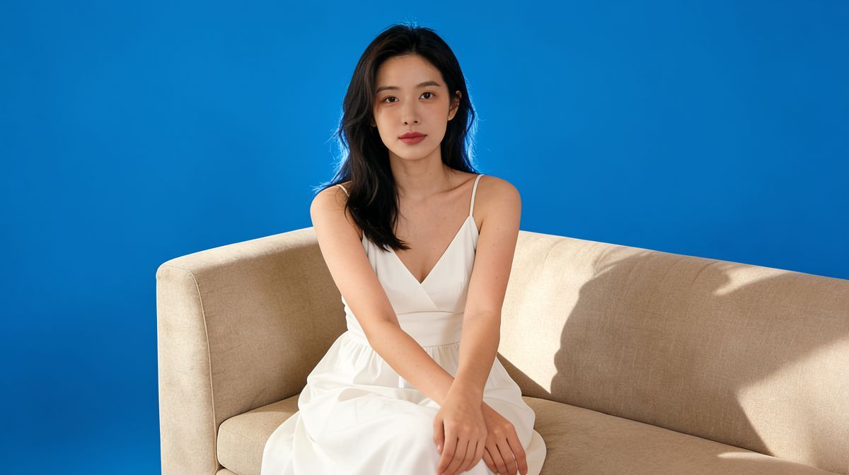 人像照换底色效果展示