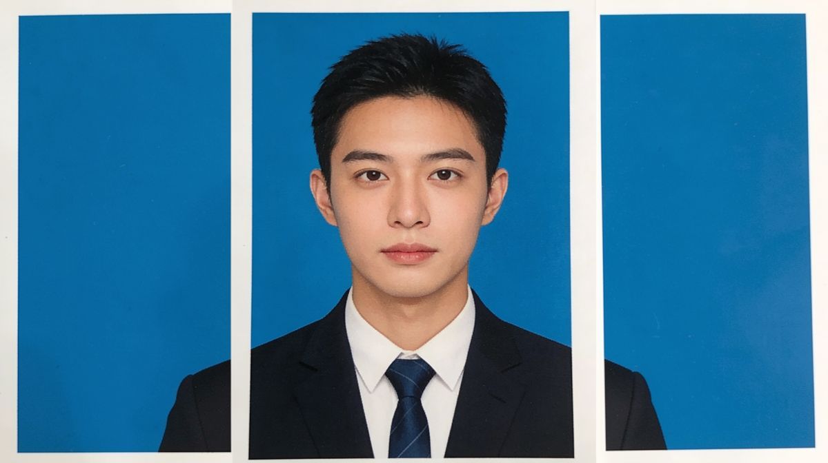 证件照换背景效果展示