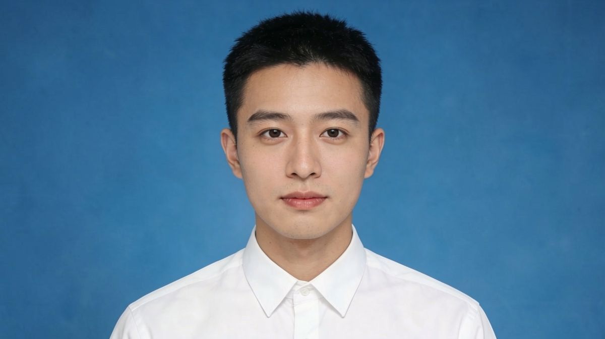 证件照换背景效果展示