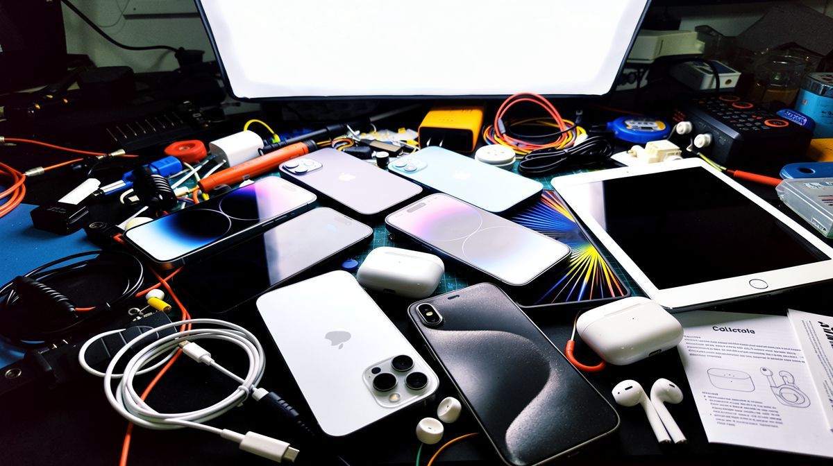 数码产品换背景效果展示