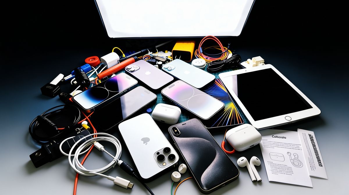 数码产品换背景效果展示