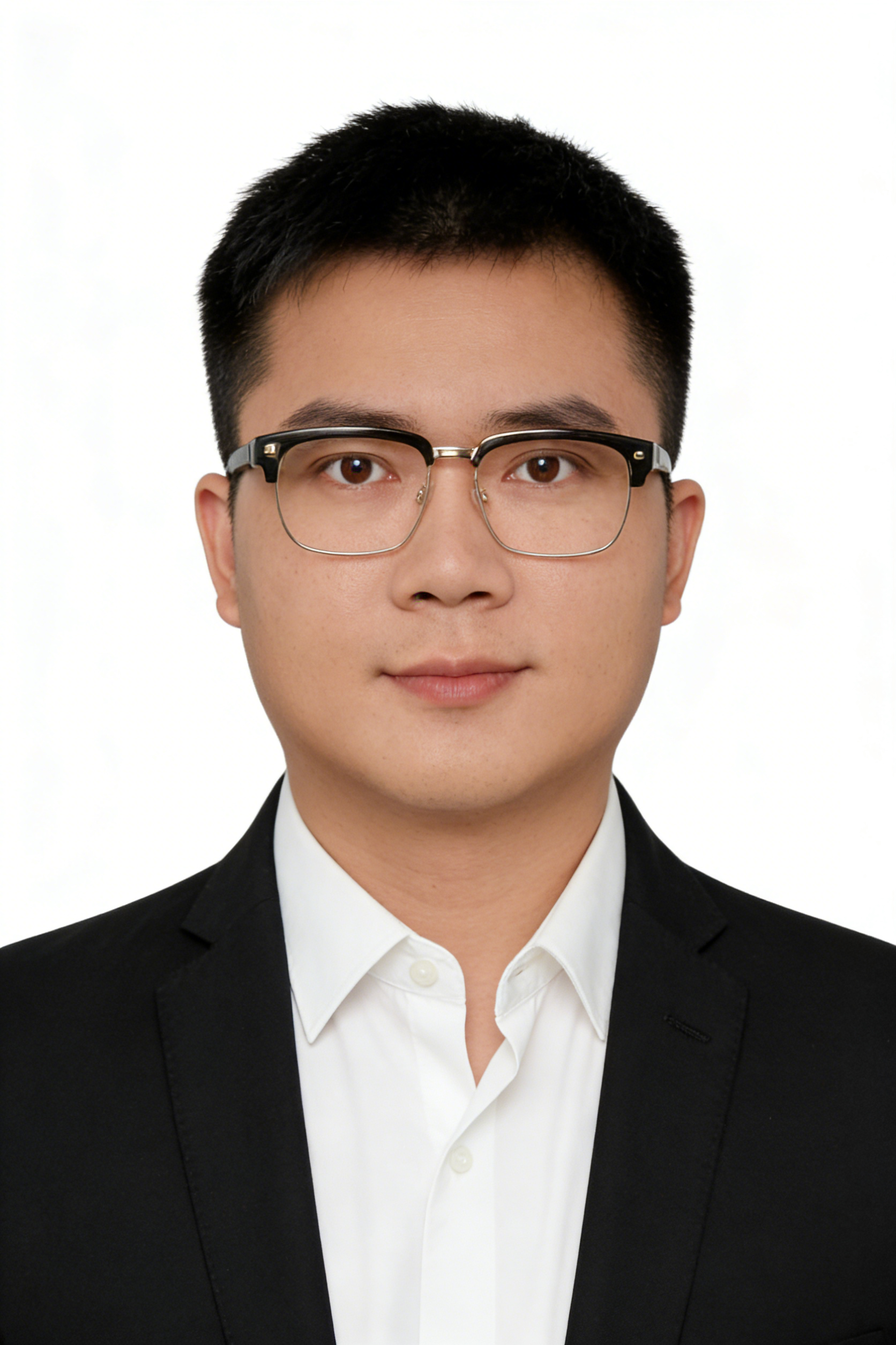 渐变蓝证件照换色示例1