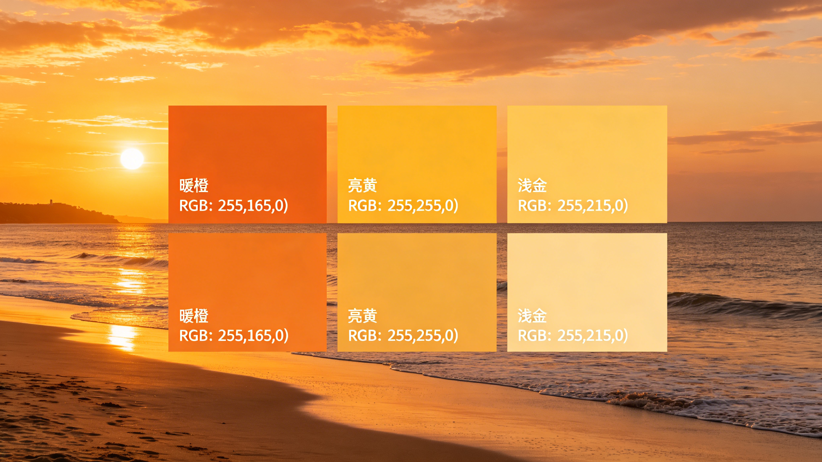 色彩搭配方案素材示例1